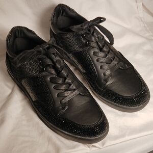 LA Milano "Brickton" Blinged-Out Dress Sneakers